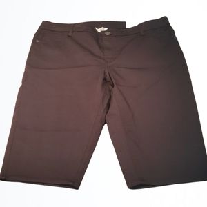 Christopher & Banks Black High Rise Skimmer Relaxed Fit Pant New WithTags